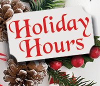 Holiday hours