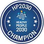 Official Healthy People 2030 Champions web badge
