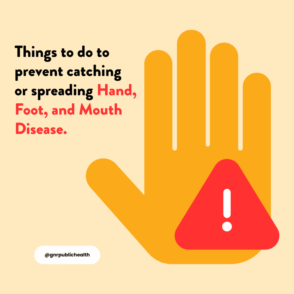 Cosas que hacer para ayudar a prevenir el contagio o propagación de la enfermedad de manos, pies y boca