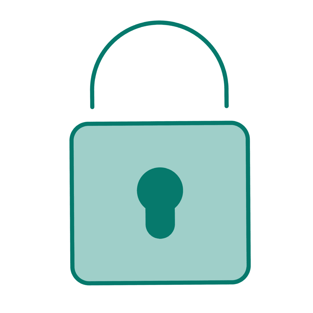 Illustration of a padlock